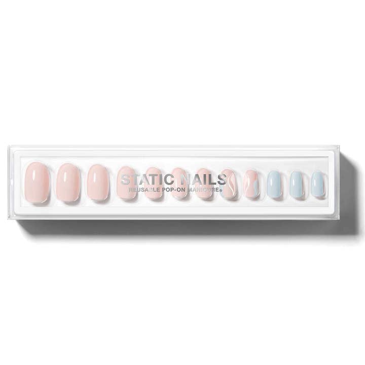 Static Nails - Wholesale Press-On/Fake Nails - MILKSHAKE ROUND