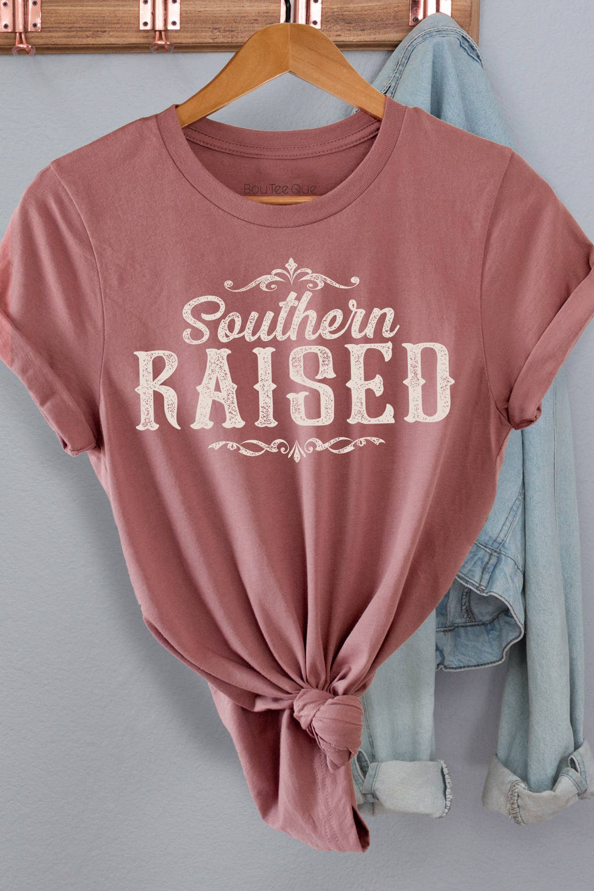 BouTeeQue Closet - Wholesale Screen Printed T-Shirt - Women's - BT1957 t Southern Raised8