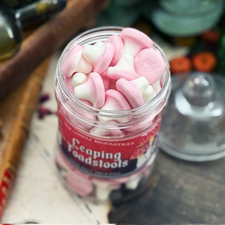 The Lonely Broomstick - Wholesale Gummy - Leaping Toadstools Jar1