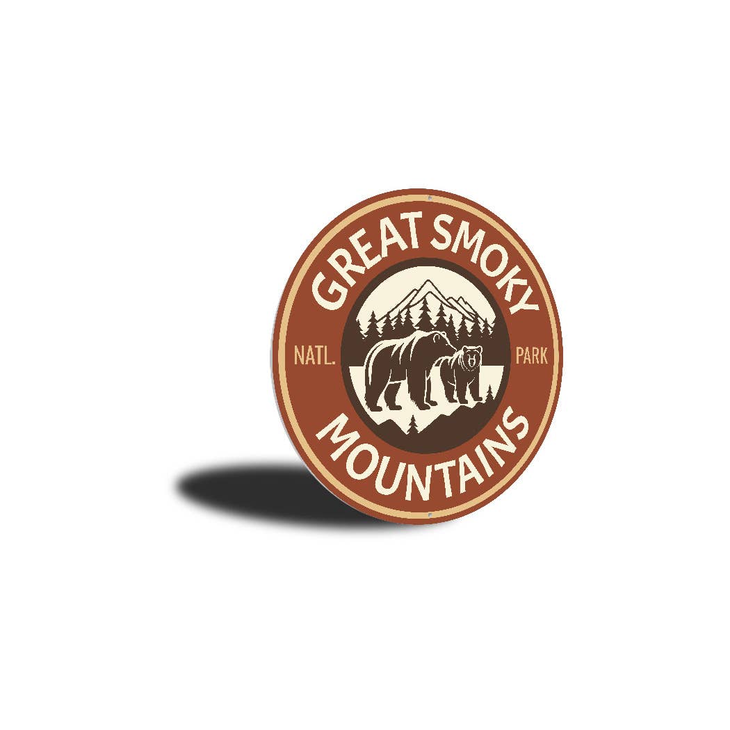Lizton Sign Shop, Inc - Vente Pancarte - Panneau représentant un ours dans le parc national des Great Smoky Mountains2