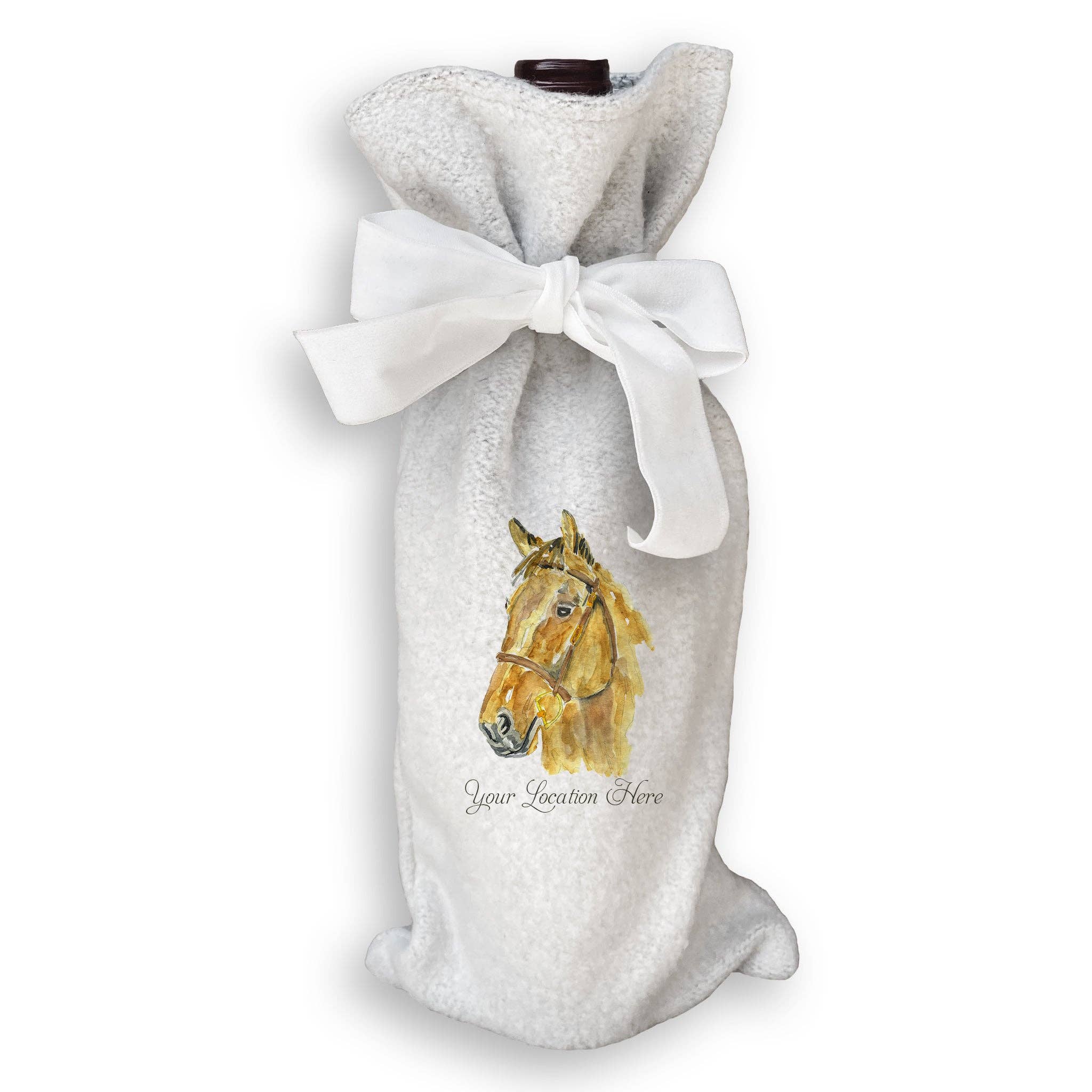 French Graffiti - Wholesale Tea Towel - Horse Head with Location17