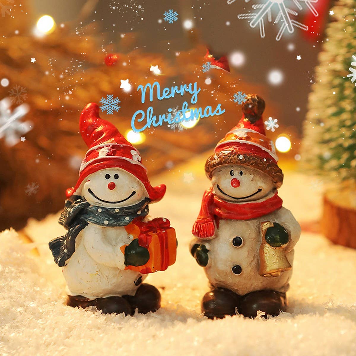 ACCITY - Wholesale Christmas Decoration - Mini Santa Snowman Xmas Desk Ornament Set_CWMM105819