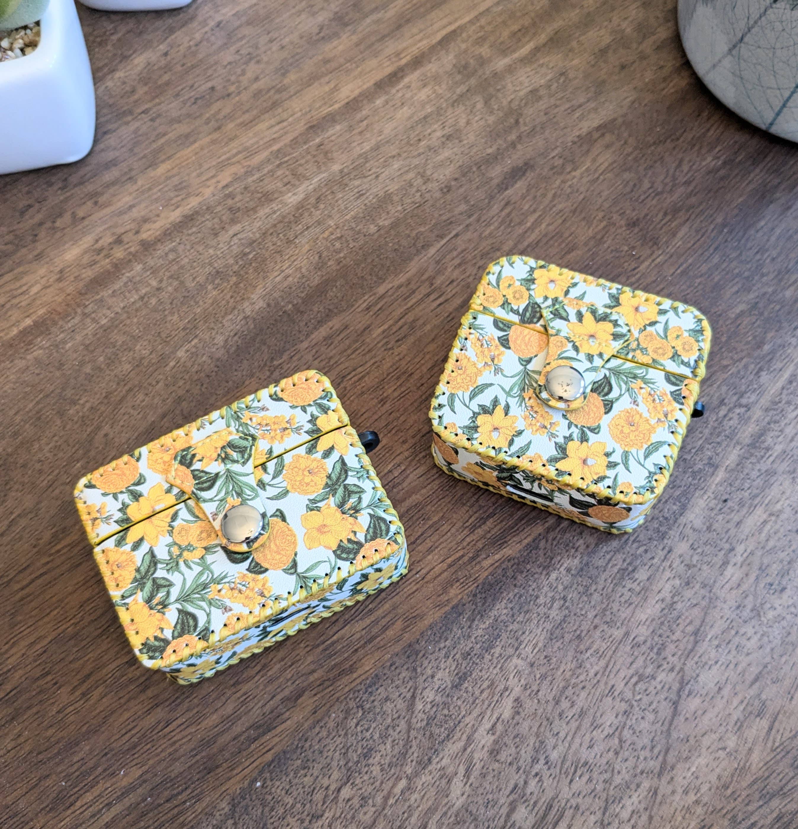 Cutepaws Phone Case - Wholesale Earphone/Headphone Case - Unisex - Cute Yellow Floral AirPods Case for Pro/Pro2 and 3rd Gen5