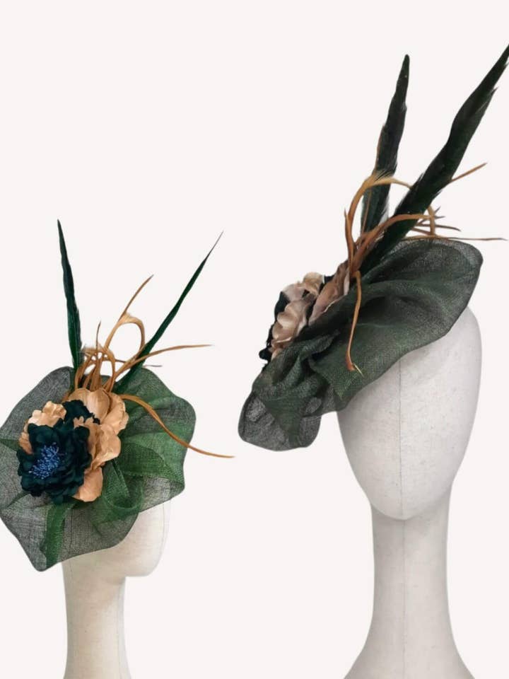 Sinamay-Haarschmuck für Gäste für den Großhandel von Invitadissimas