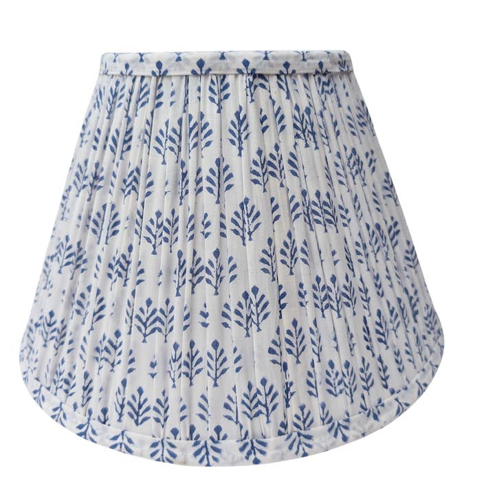 LNH EDIT - Wholesale Lamp Shade - Sofia Blue Empire Pleated Lampshade4