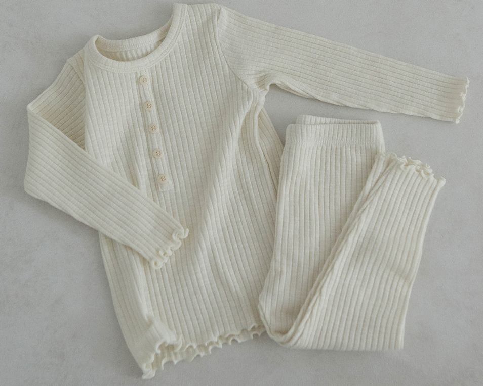 peekaboo - Vente Ensemble haut et pantalon – enfant - Ensemble haut et pantalon super doux en modal automne/hiver pour enfants1