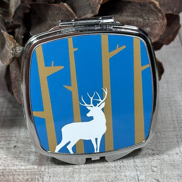 Compact Mirror - Woodsy Deer for wholesale by GP Originals