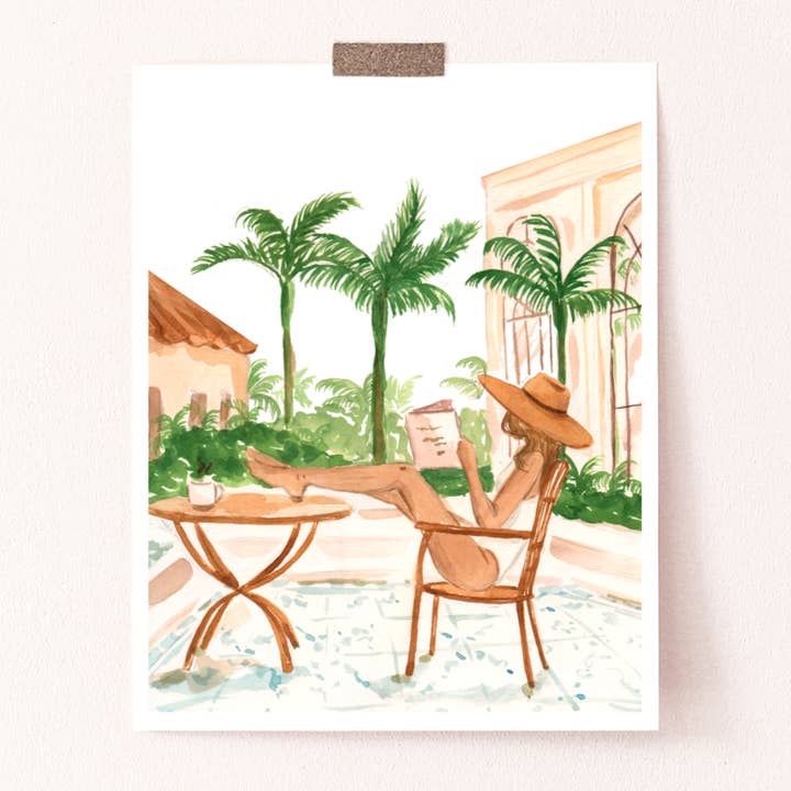 Vacation Mode II Art Print for wholesale by Sabina Fenn