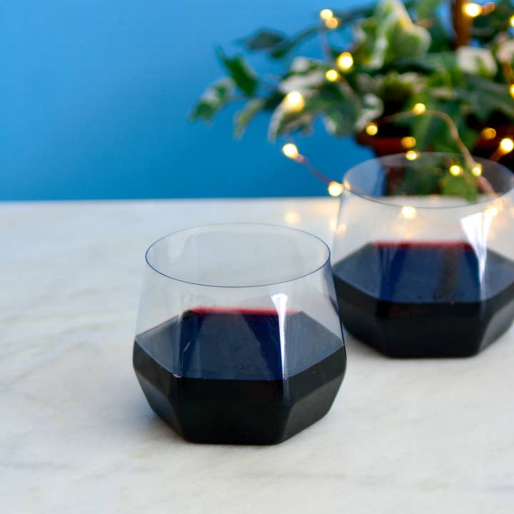 Youngever - Wholesale Wine Glass - Youngever 9 Pack 15OZ Plastic Shatterproof Wine Glasses