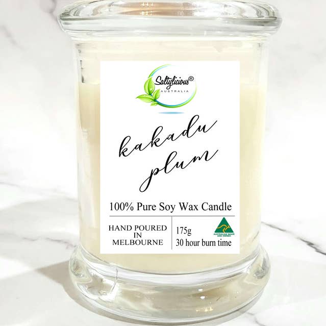 Naturally Pure Aromas – wholesale Burkljus – Kakadu plommon sojaljus 175 gram