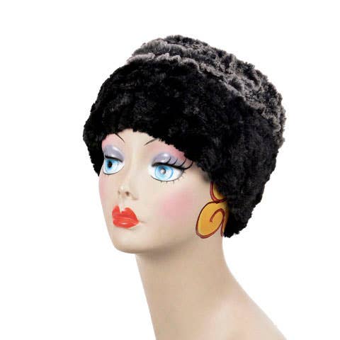 PANDEMONIUM - Wholesale Cloche Hat - Women's - Cuffed Pillbox, Reversible - Two-Tone10