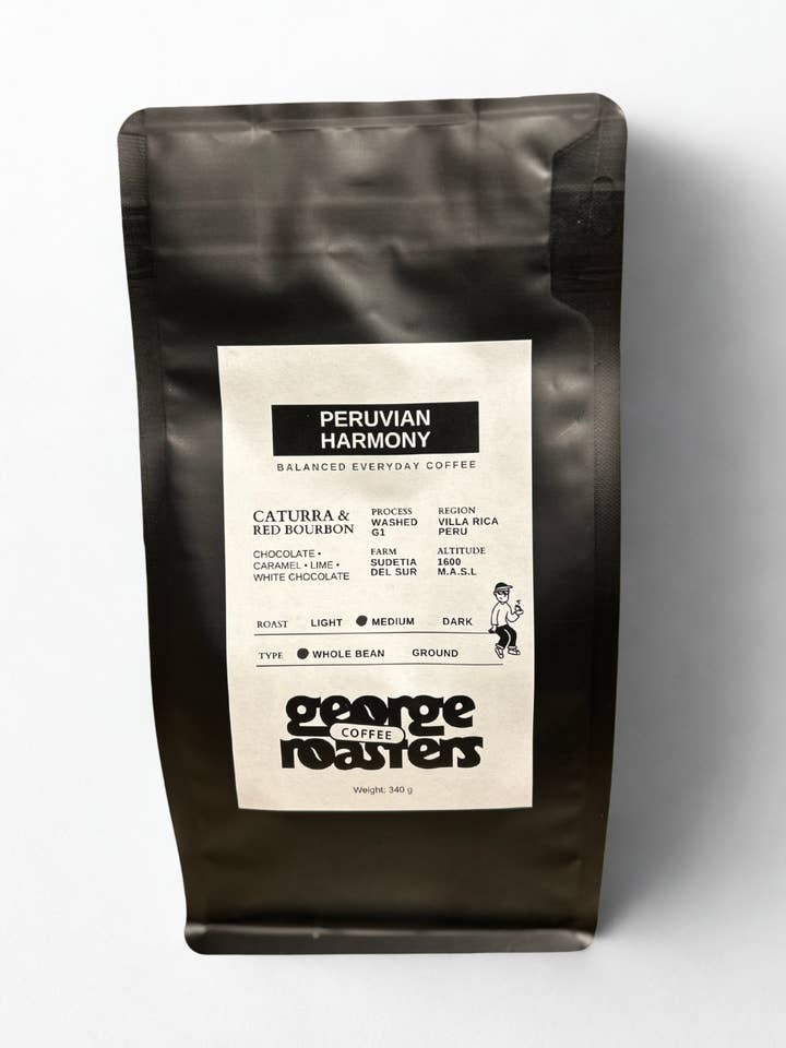 Harmonie Péruvienne - Café Caturra & Bourbon Rouge pour la vente par George Coffee Roasters
