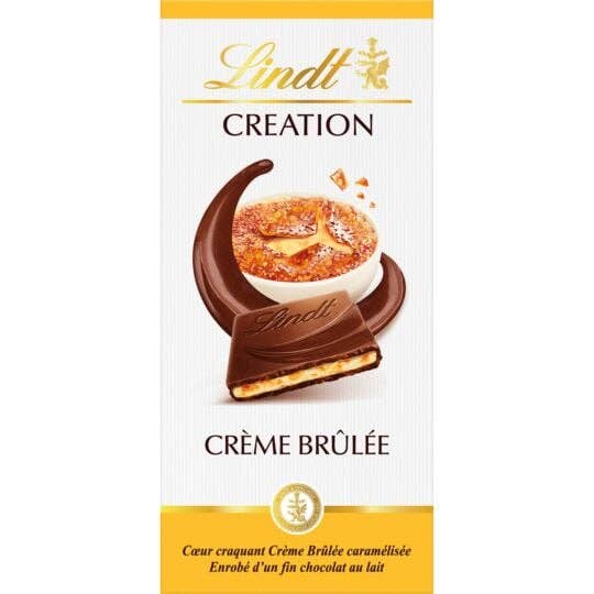 EU Grocery Exports – Engroshandel Chokoladebar – LINDT Creation Creme Brulee Mælkechokolade - 150 g