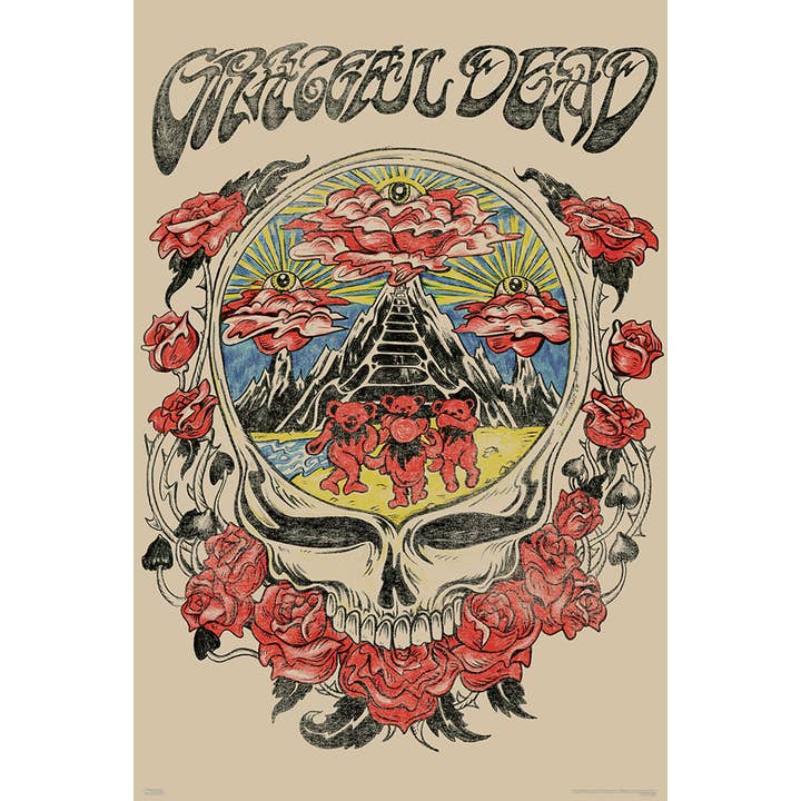 Pyramid America - Wholesale Poster - Grateful Dead - Skull Vision 24x36 Poster