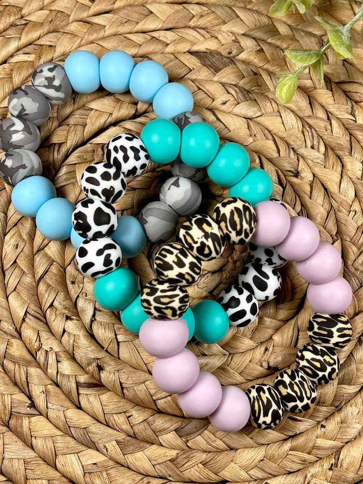 10er-Pack: Bedruckte Beißringe für den Großhandel von Ridge & Co Teething Shop LLC