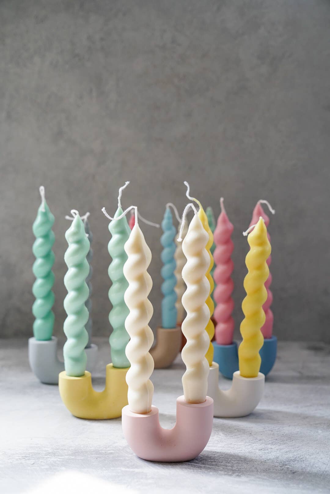 Gokican – wholesale Candle holder – Home Decor U Shape  Dinner Candle Holder - Spring Home Decor2