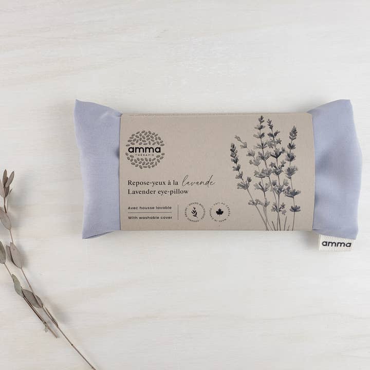 Amma Thérapie - Wholesale Spa/Therapy Pillow - Lavender eye pillow with Tencel washable cover