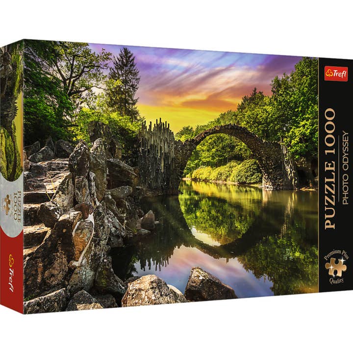 Trefl USA - Wholesale Puzzle - Adult - Trefl Premium Plus 1000 Piece Puzzle - Rakotz Bridge in Kromlau, Germany