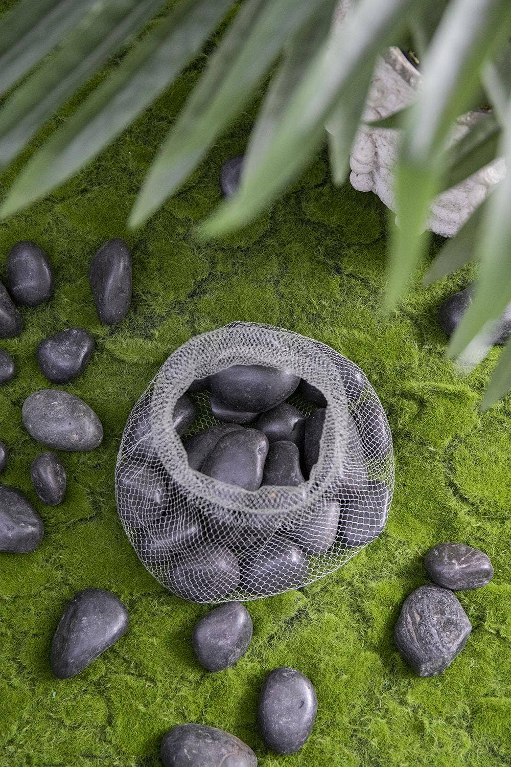 A&B Home Group Inc. - Wholesale Outdoor ornament/decor - 1.2-2inch Black Pebble Polished, 5lbs - Black0