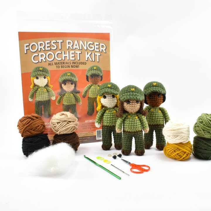 Forest Ranger Crochet Kit for wholesale by Purple Peonies