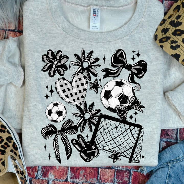 Simple Tymes - Wholesale Sublimation Transfer - Play Ball Collage Soccer DTF Print0
