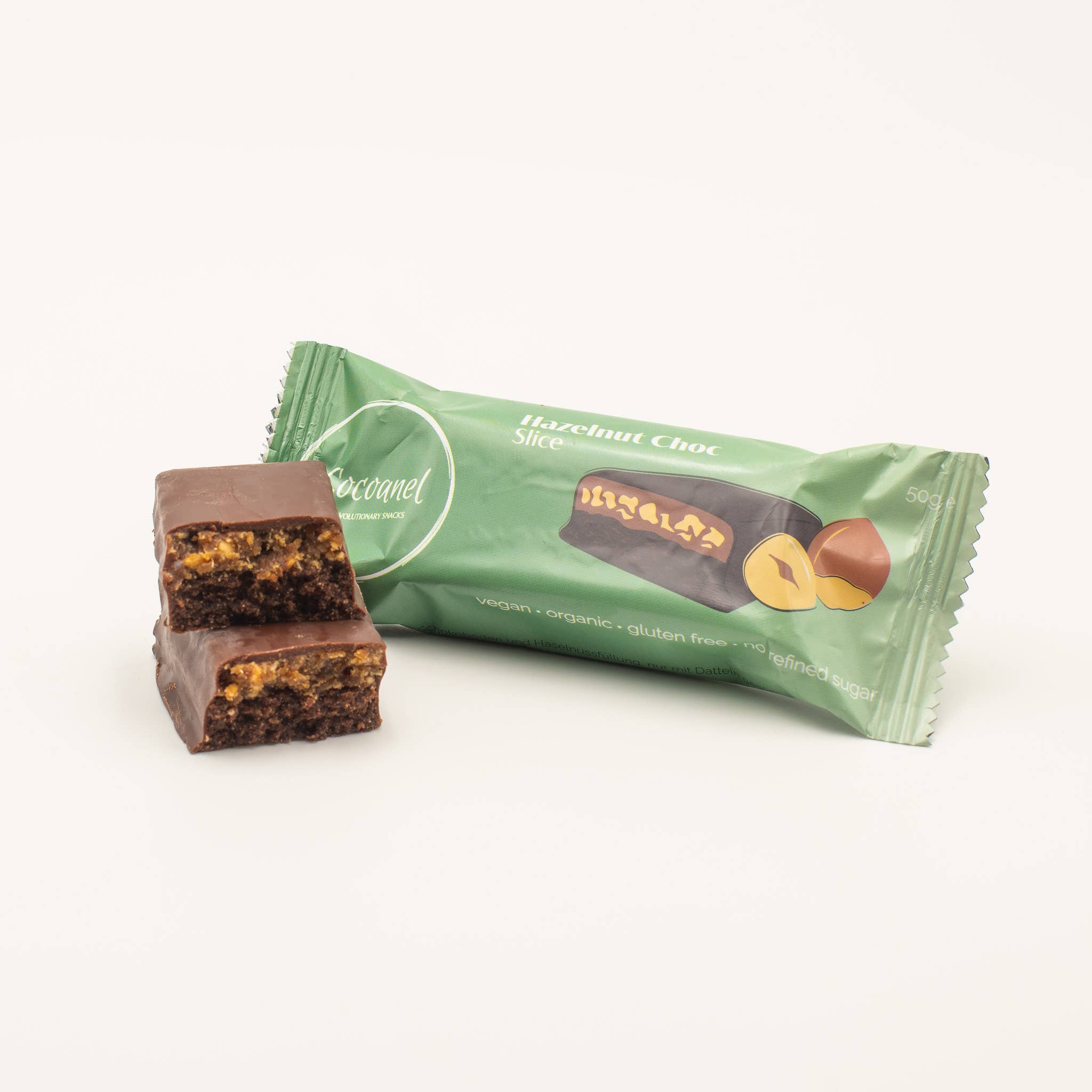 Cocoanel - Wholesale Chocolate Covered Sweets - Hazelnut Choc Slice2