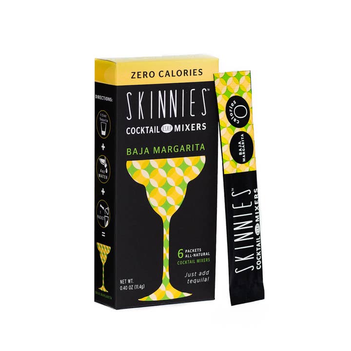 Skinnies Margarita - Mélangeur à Cocktail 0 Sucre (1 Boîte) pour la vente par RSVP Skinnies