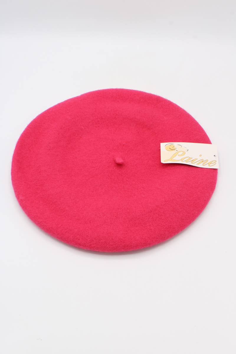 Hologramme Paris - Vendita all'ingrosso Basco - Unisex - Berretto classico in pura lana96