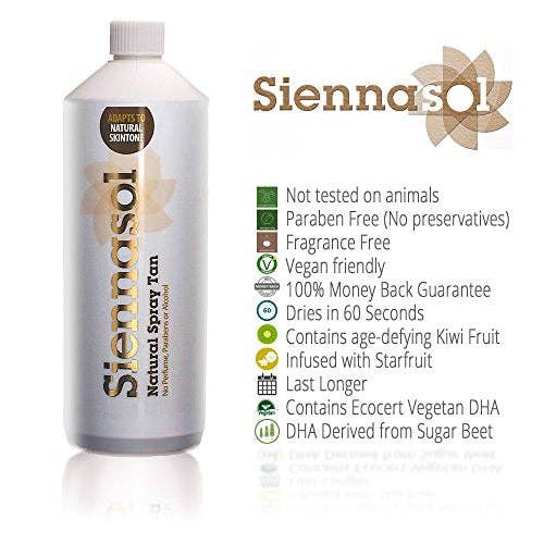 spraytanpro - Wholesale Self-Tanner - Siennasol by Funkypumpkin Spray Tan Solution, 1 Litre, Natural4