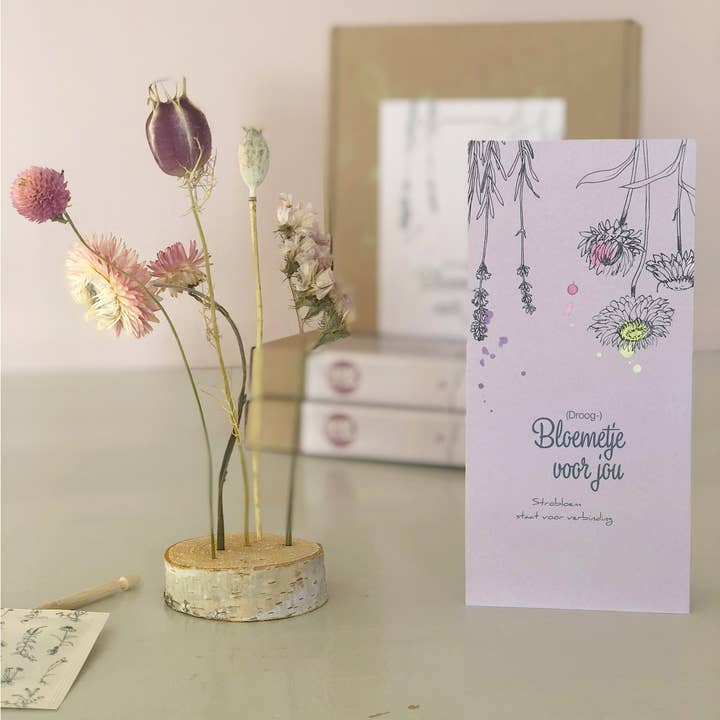Veer&Moon - Wholesale Dried/Pressed Flowers - Droogbloemen doosje '(droog-) bloemetje voor jou'4