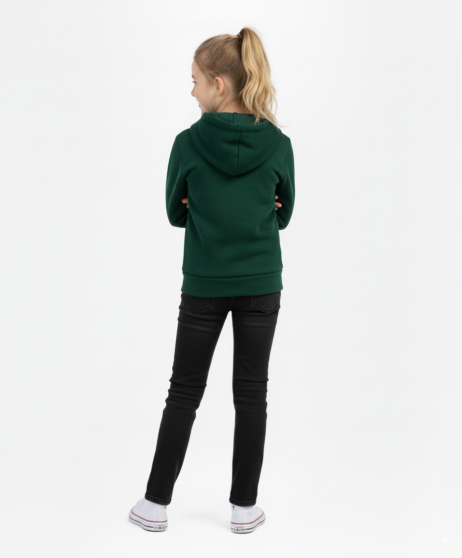 Unik Uniform Hoodie Zipper Jacket H. Green for wholesale on Faire2