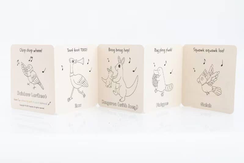 ToysLink - Wholesale Musical Toy - Kids & Baby - Outback Beats (Wooden drum with Australian animals)6