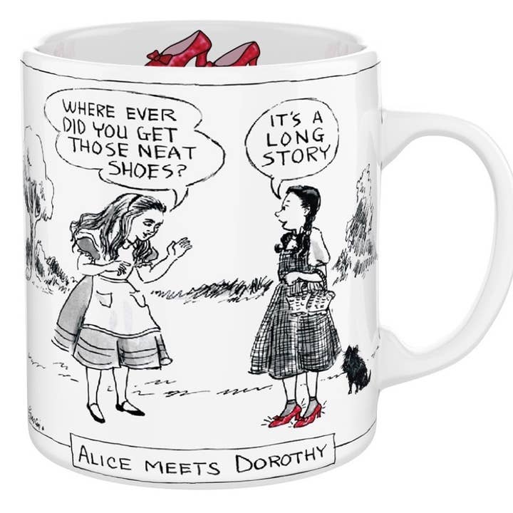 New York Puzzle Company - Wholesale Coffee Mug - Alice Meets Dorothy Mug - 15oz Mug