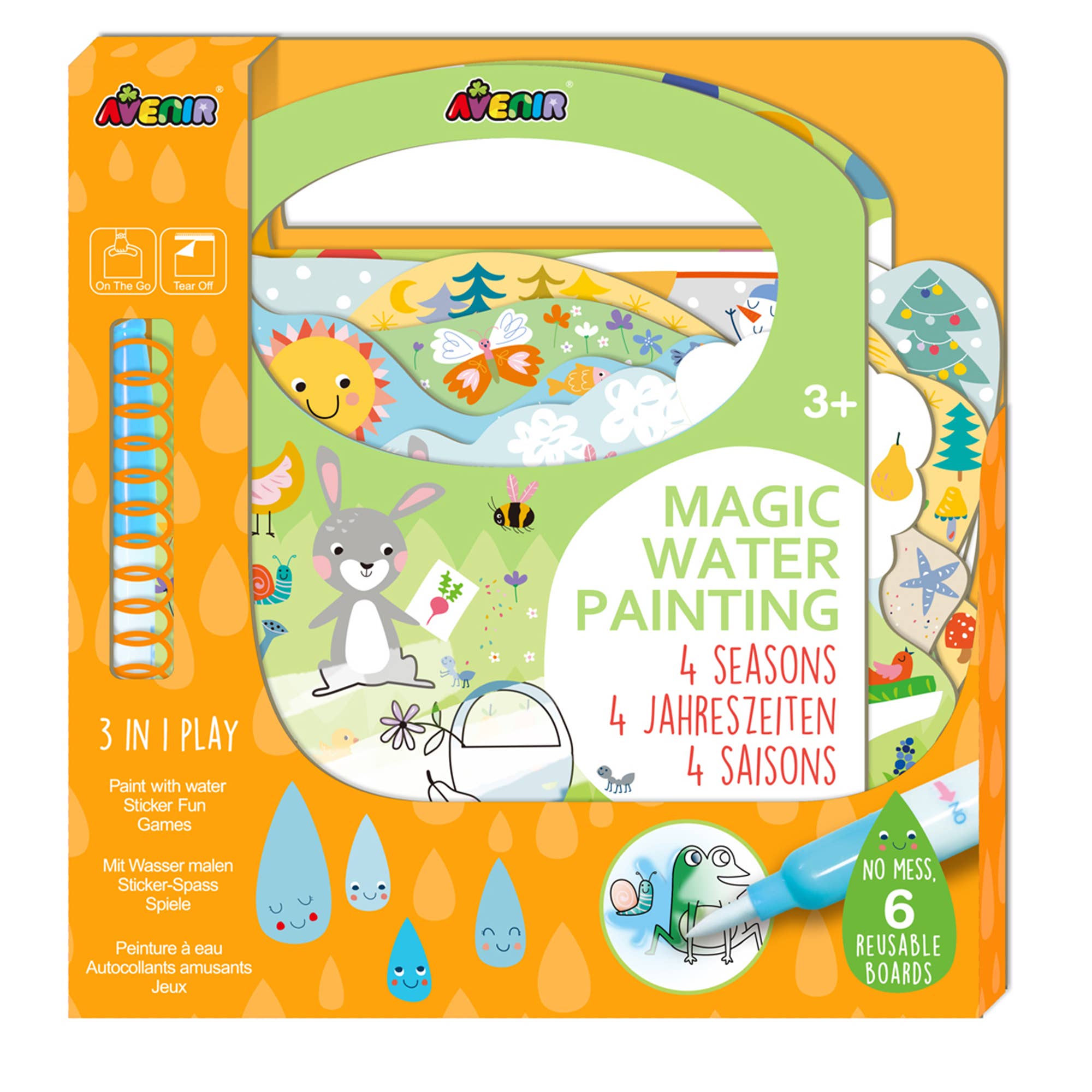 DAM - Wholesale DIY Craft Kit - Kids - Avenir - Magic Water Painting 4 SEASONS0