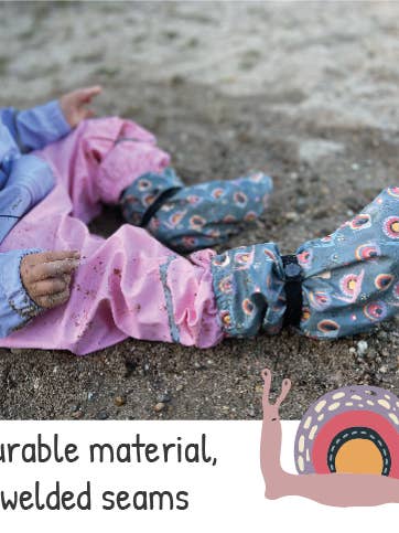 HECKBO – Großhandel Gummistiefel – Kinder – Baby Füßlinge Regenfüßlinge Schnecke - mit Vlies Futter