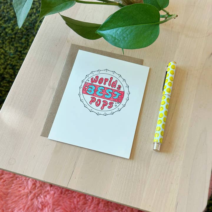 Carte des meilleurs pops du monde de la fête des pères pour la vente par Chateau Blanche