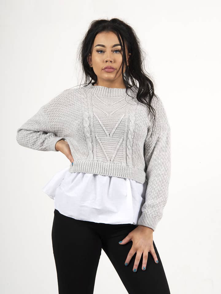 Jersey camisero de punto con volantes para venta al por mayor de Five emperors