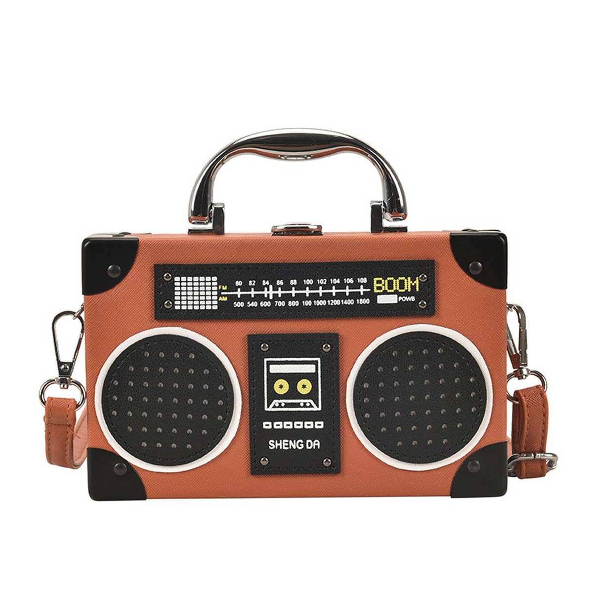 ACCITY - Wholesale Messenger Bag - Women's - RETRO RADIO BOX-SHAPED MESSENGER BAG_CWAB098512