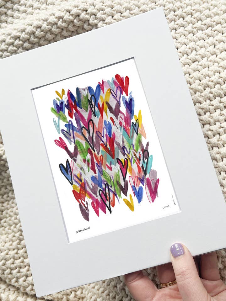 Aime (Impression d'art en aquarelle) pour la vente par Sunset Studios Boston: Neighborhood Watercolors