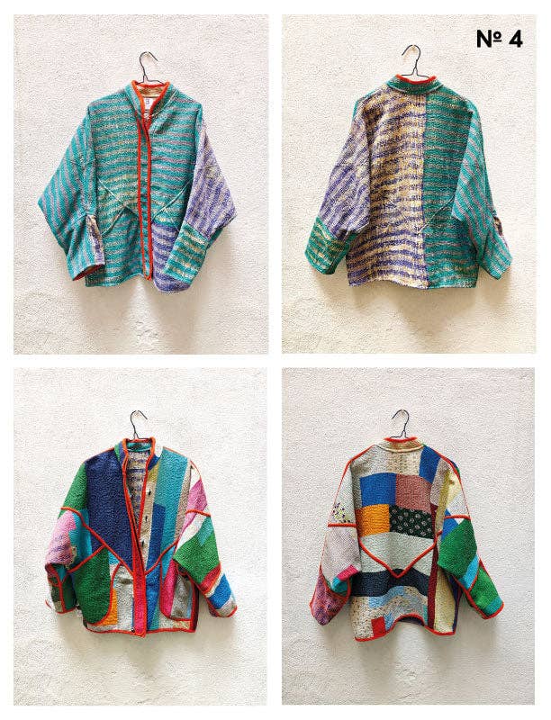 Indigo Collection - Wholesale Jacket - Women's - VINTAGE KANTHA JACKETS3