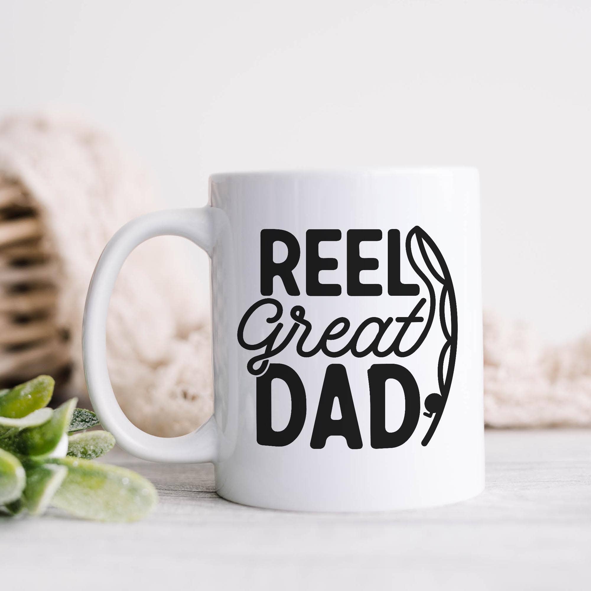 Wholesale Reel Great Dad, Funny Dad Mug, Fathers Day Gifts, Fishing for  your shop – Faire UK