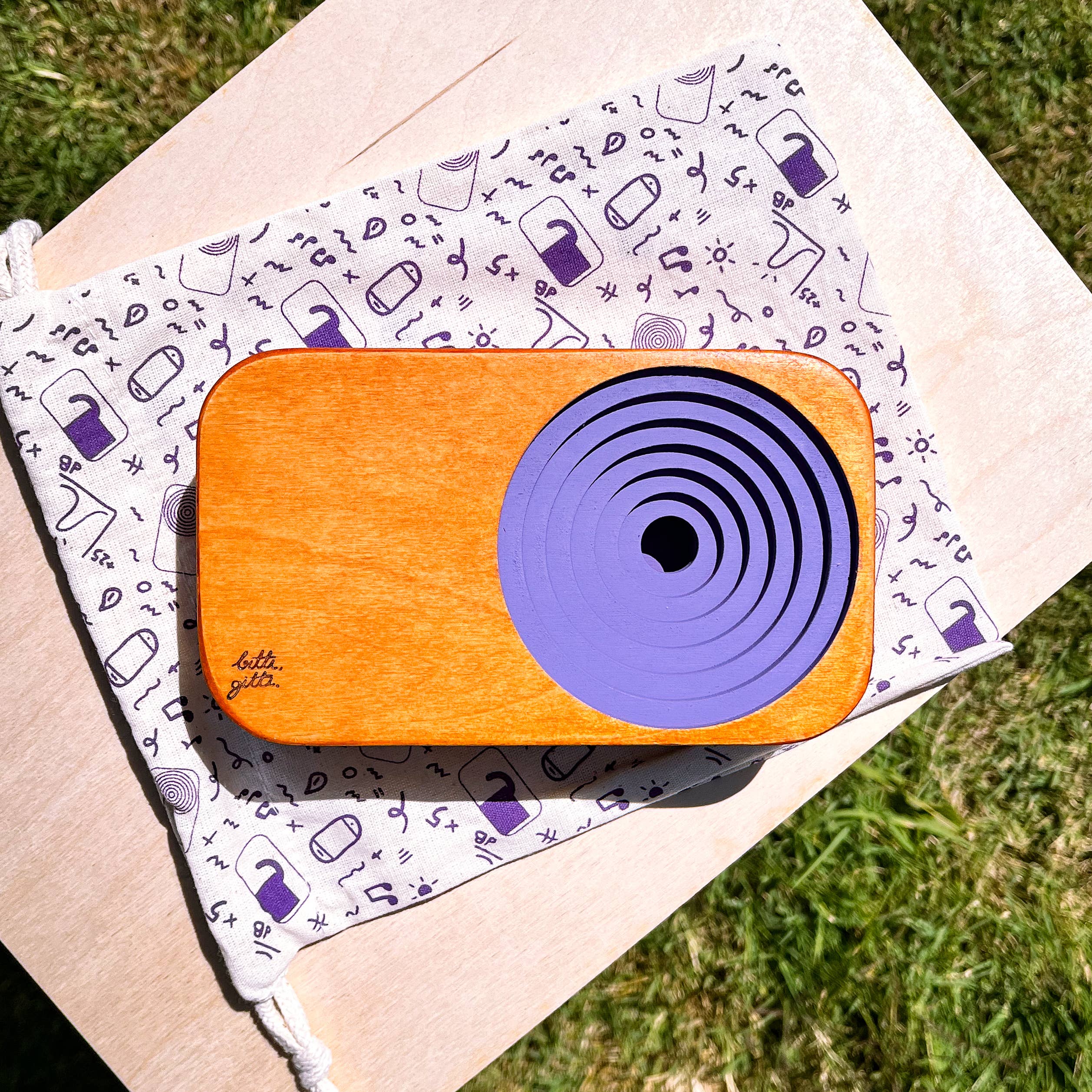 Bitti Gitti Design Workshop - Wholesale Speakers - Coaster Purple Wooden Sound System3