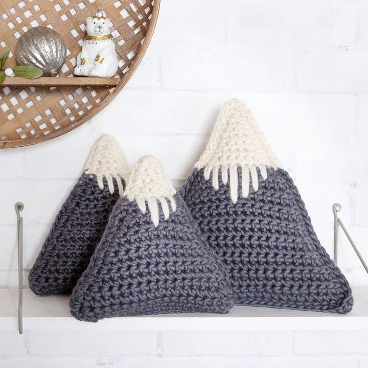 Wool Couture Company - Wholesale Knitting/Crochet Supplies - Mountain Top Cushion Crochet Kit1