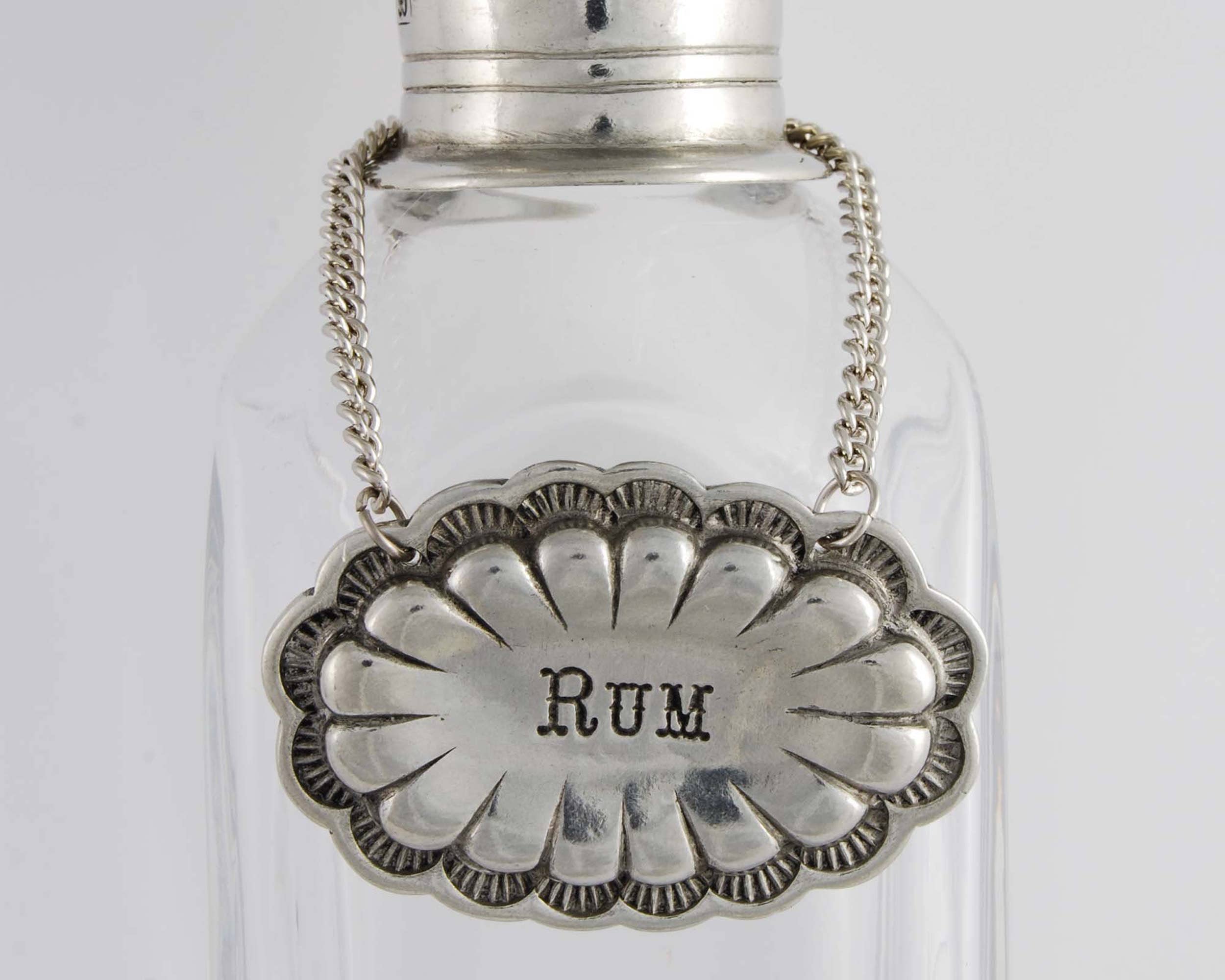 Vagabond House - Wholesale Decanter - Pewter Western Decanter Tags8