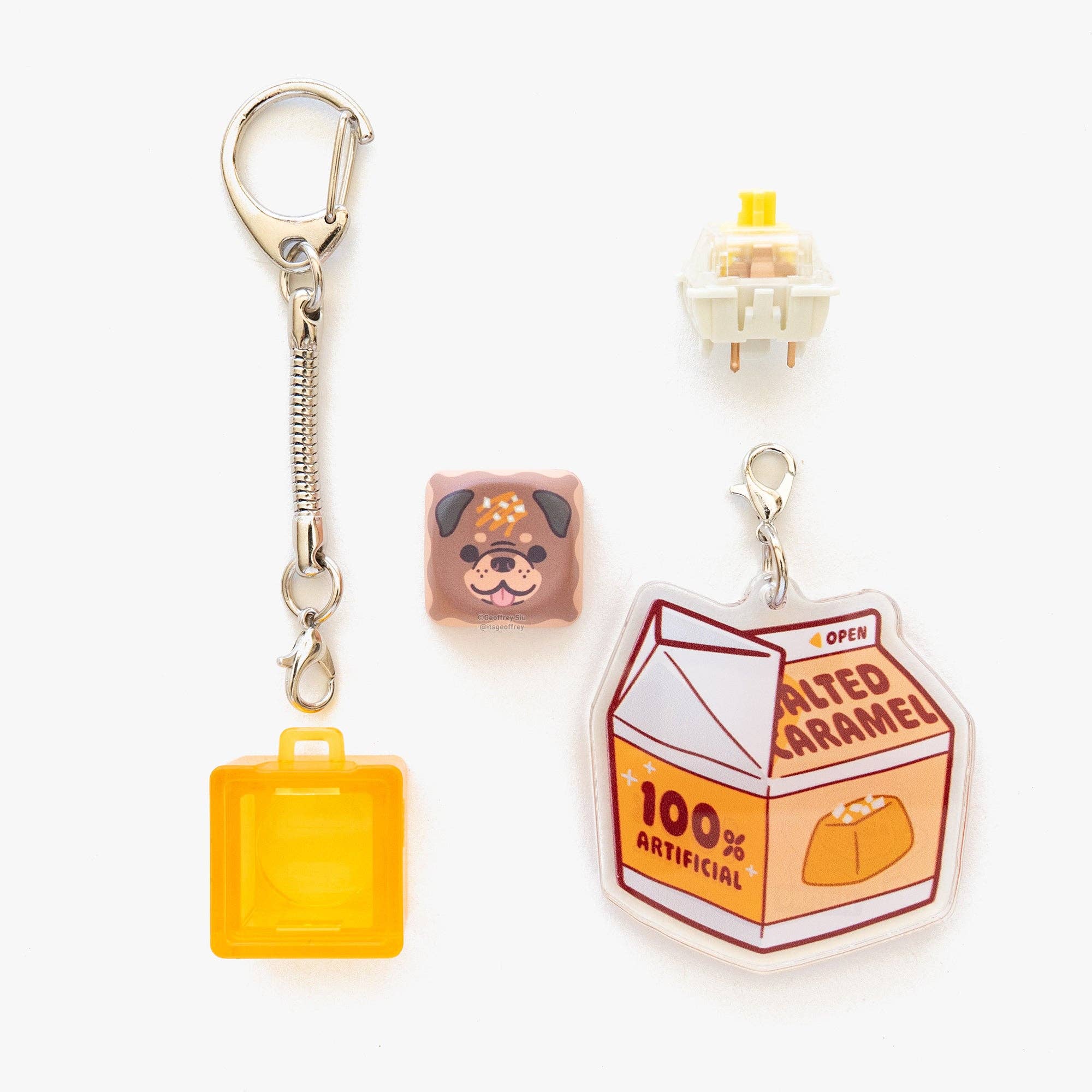 Geoffrey Siu Art LLC - Wholesale Keychain - Unisex - Series 5 Creamy Clicky Keychain Blind Bag3