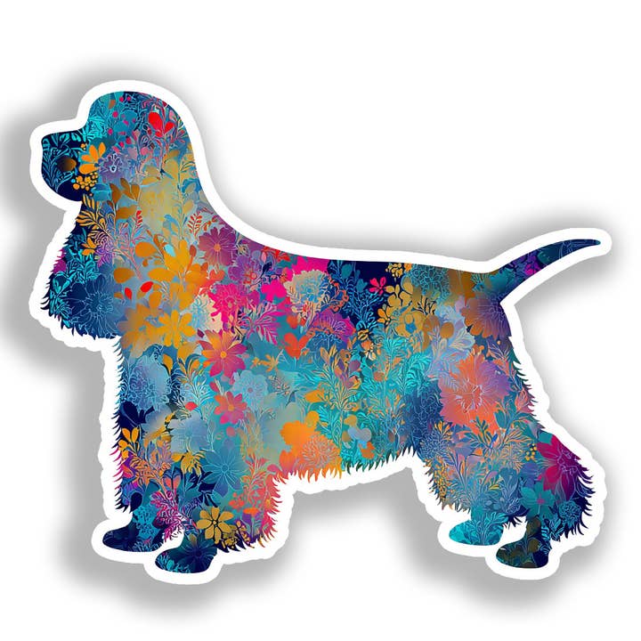 Cocker Spaniel Dog Decal Sticker # A019778 for wholesale by Yoonek Graphics