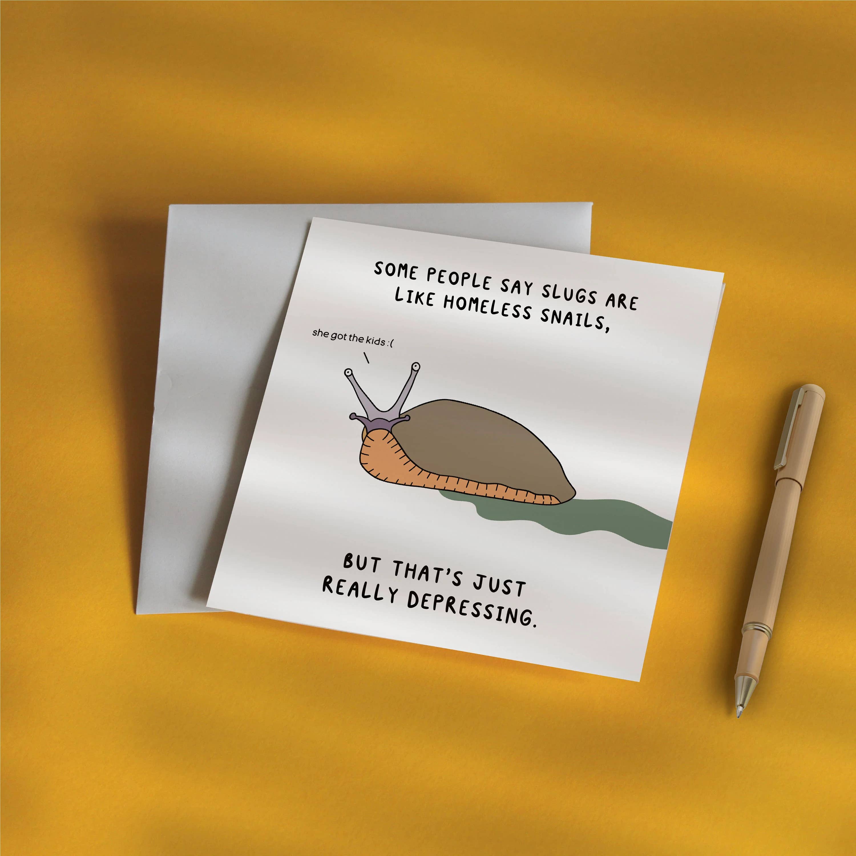Coffee and a Catfish – wholesale Birthday card – The Snail | Funny Greeting Card4