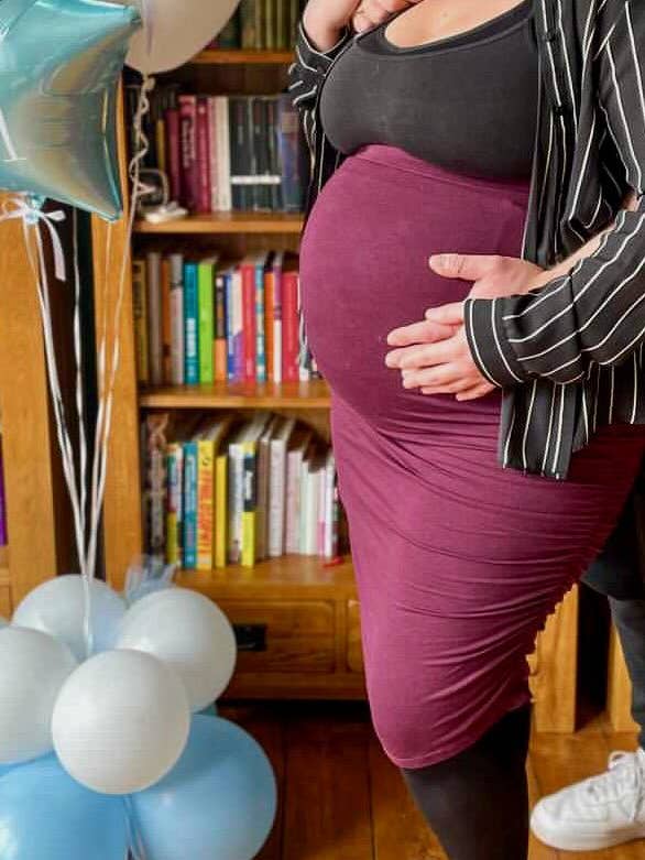 Amawrap - Wholesale Skirt - Women's - Ruched Maternity Skirt - Black17