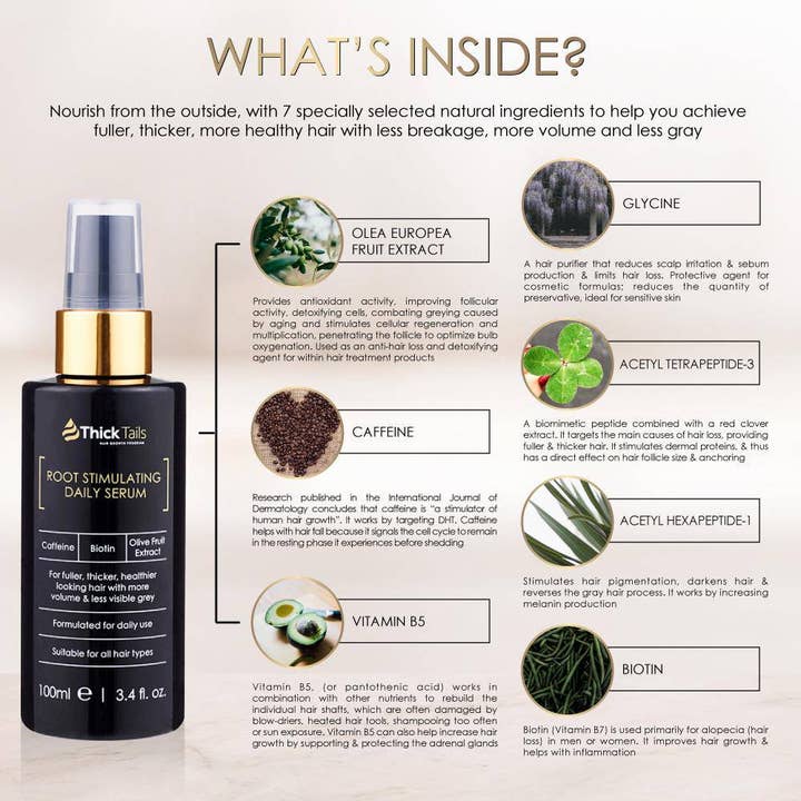 ThickTails USA - Wholesale Hair Serum - Hair Growth Serum | 3.4fl.oz