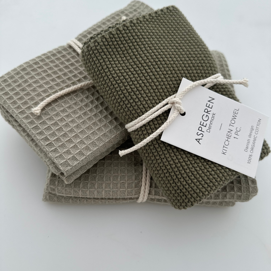 Aspegren Denmark - Wholesale Tea Towel - Tea Towel - 100% Organic Cotton - North - Green Tea 5